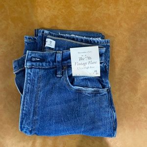 Abercrombie & Fitch Blue High Rise Jeans